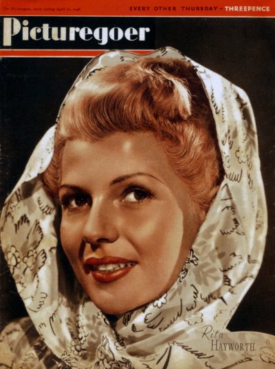 Rita Hayworth 1918-1987, amerikansk skuespillerinne, 1948 av Unbekannt