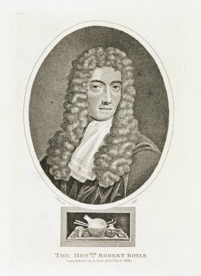 Robert Boyle (1627-1691), irsk fysiker og kjemiker av Unbekannt