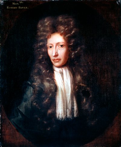 Robert Boyle , irskfødt kjemiker og fysiker, c1689-1690 av Unbekannt