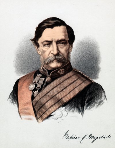 Robert Cornelius Napier, 1. baron Napier av Magdala, britisk soldat, c1880 av Unbekannt