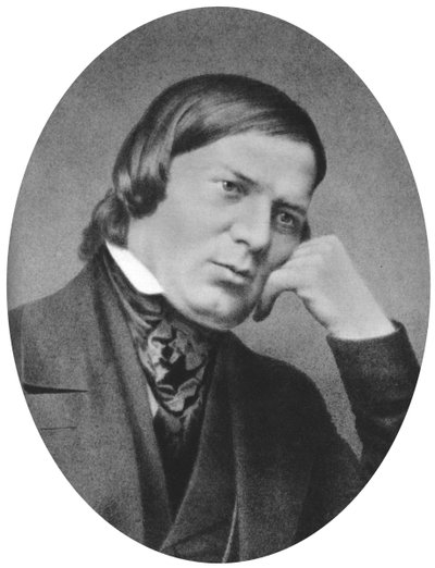 Robert Schumann 1810-1856 var en tysk komponist, estet og innflytelsesrik musikkritiker av Unbekannt