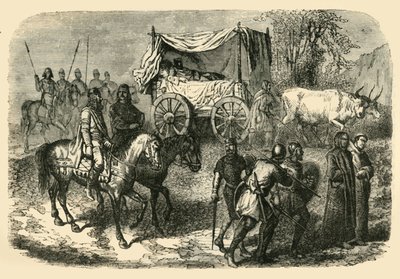Roi Faineant Royal Sluggard of the Merovingian Race, 7. århundre, 1890. av Unbekannt