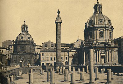 Roma - Trajan-søylen, 1910 av Unbekannt