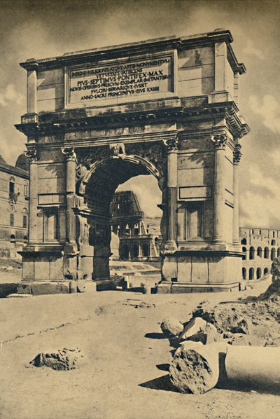Roma - Forum Romanum - Titusbuen, 1910. av Unbekannt