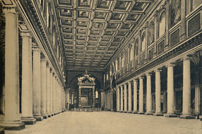 Roma - S. Maria Maggiore. Hovedskip,, 1910. av Unbekannt