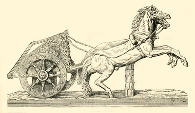Roman Racing Chariot, 1890. av Unbekannt