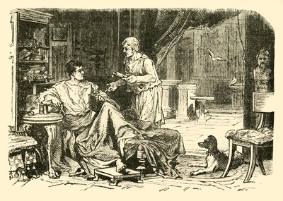 Romersk studie, 1890. av Unbekannt