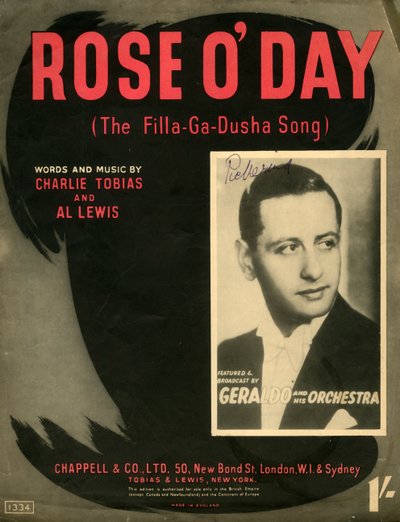 Rose ODay The Filla-Ga-Dusha-sang, 1941. av Unbekannt