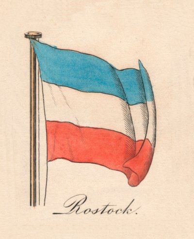 Rostock, 1838 av Unbekannt