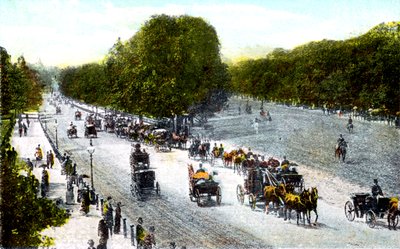 Rotten Row, Hyde Park, London, 1900-tallet av Unbekannt