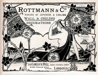 Rottmann & Co., produsenter av japanske og engelske vegg- og takdekorasjoner, 1897 av Unbekannt