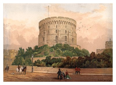 Rundetårn, Windsor, 1880 av Unbekannt