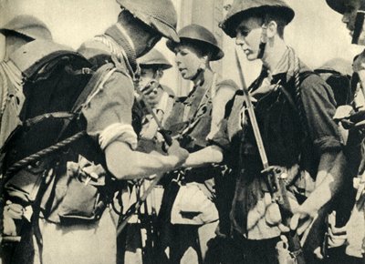 Royal Marines før invasjonen av Sicilia, andre verdenskrig, 1943 1944. av Unbekannt