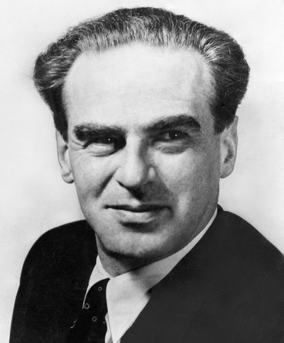 Rudolf Slansky, generalsekretær for kommunistpartiet i Tsjekkoslovakia. av Unbekannt