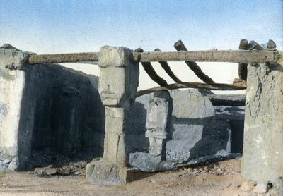 Ødelagt hus, El Kantara, Tunisia av Unbekannt