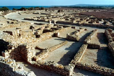Ruiner, Kerkouane, Tunisia, 4.-3. århundre f.Kr av Unbekannt