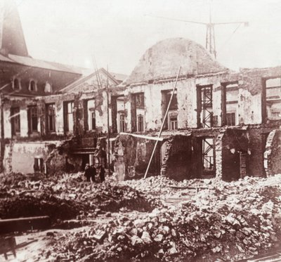 Ruiner, Louvain, Belgia, c1914-c1918 av Unbekannt