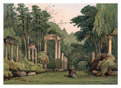 Ruiner i Windsor Park, 1880 av Unbekannt