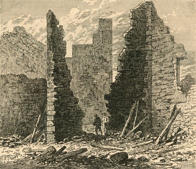 Ruinene av Barbican på Ludgate Hill, 1792, 1897. av Unbekannt