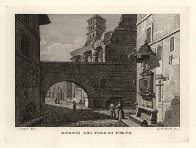 Ruinene av Forum of Nerva, Forum of Nerva, Roma av Unbekannt