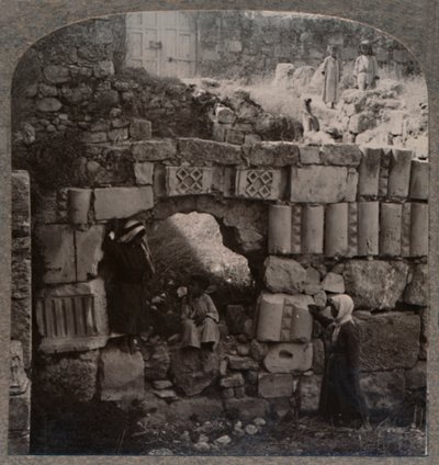 Ruinene av Lasarus hus, ca 1900 av Unbekannt