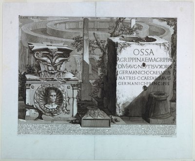 Ruiner av mausoleet til Octavian Augustus, Le Antichita Romane II av Unbekannt