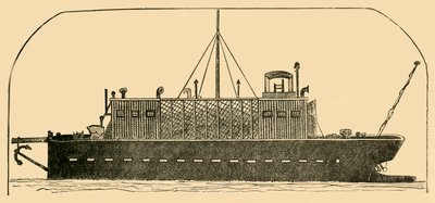 Russisk straffefangeskip, 1881. av Unbekannt
