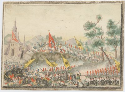 Den russiske hæren fanget Izmail festning i 1790, 1829 av Unbekannt