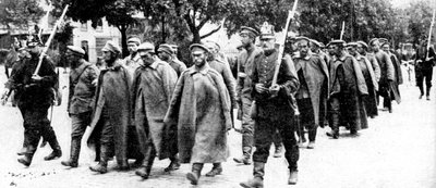 Russiske fanger, Øst-Preussen, første verdenskrig, 1914 av Unbekannt