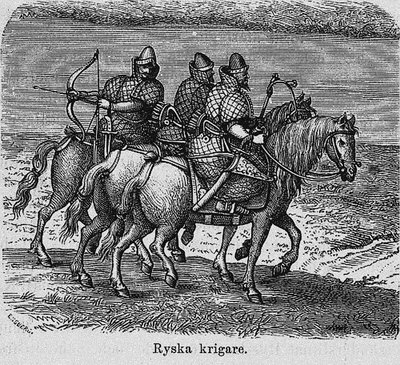 Russiske krigere, ca. 1620 av Unbekannt