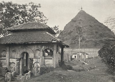 Ruwanwali Dagoba ved Anuradhapura. Østsiden, 1926 av Unbekannt