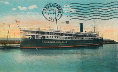SS Cuba, Key West, Florida, c1925 av Unbekannt