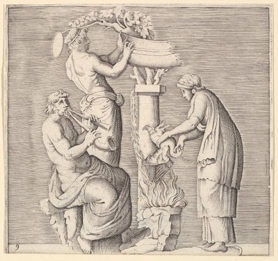 Sacrifice of a Swan, utgitt ca. 1599-1622. av Unbekannt