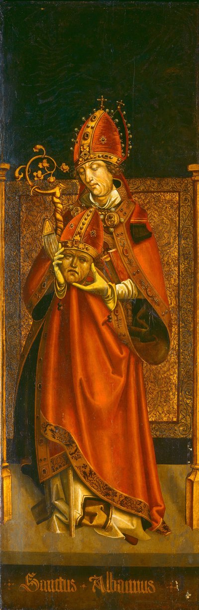 Saint Alban av Mainz, ca. 15001525. av Unbekannt