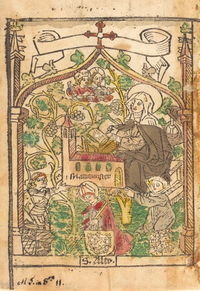 Saint Alto, Saint Bridget og grunnleggerne av Mariamunster, ca. 1500. av Unbekannt