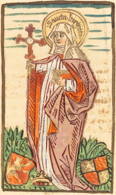 Saint Bridget, ca. 14801490. av Unbekannt