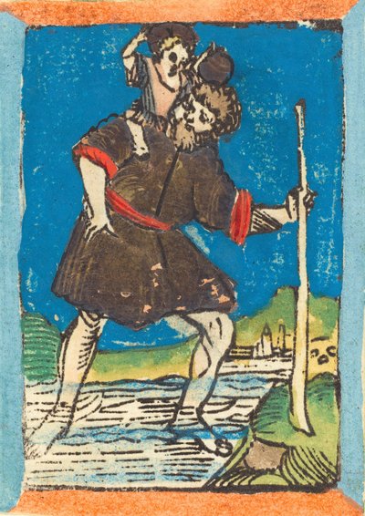 Saint Christopher, ca. 1480. av Unbekannt