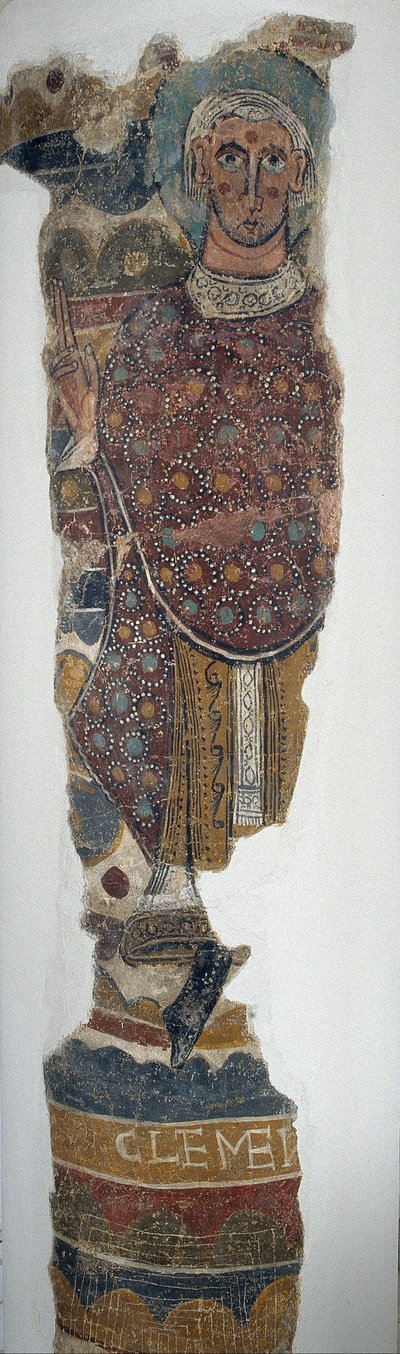 Saint Clement fra Santa Maria de Taüll av Unbekannt