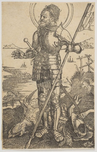 Saint George Stående kopi.n.d. av Unbekannt