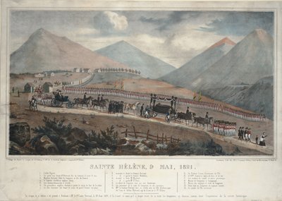 Saint Helena, 9. mai 1821, 1839 av Unbekannt