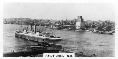 Saint John Harbour, New Brunswick, Canada, ca 1920-tallet av Unbekannt