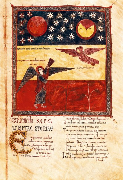 Saint John the Evangelist (miniatyr), 976 av Unbekannt