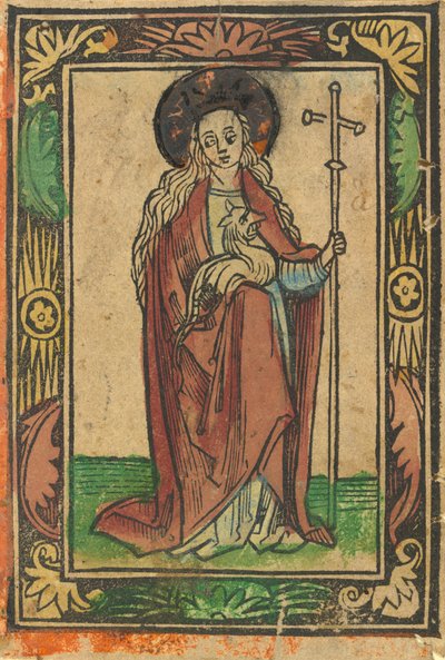 Saint Margaret, c. 1480.    1205822   no       norwegian Successfully Translated  Original: Man met een capuchon en een baard Translat: Man met een capuchon en een baard 1344219 no norwegian Successfully Translated Original: Christus geneest melaatsen Tran av Unbekannt