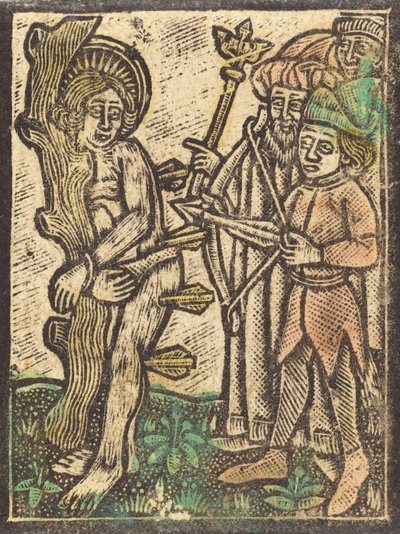 Saint Sebastian, ca. 1480. av Unbekannt