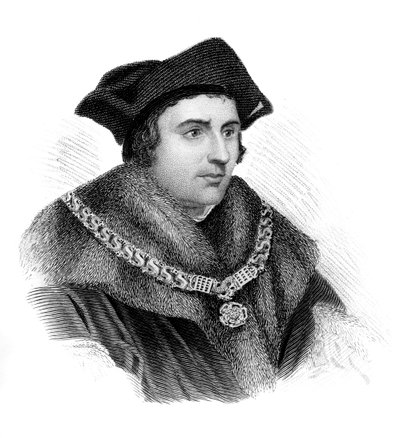 Saint Sir Thomas More , engelsk politiker, lærd og martyr, c1850 av Unbekannt