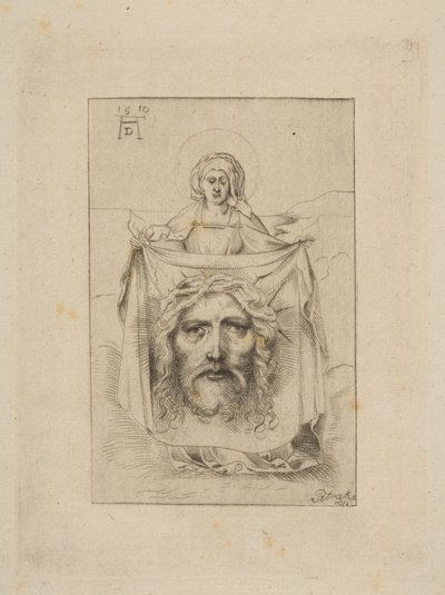 Saint Veronica med Sudarium, 1500-tallet. av Unbekannt
