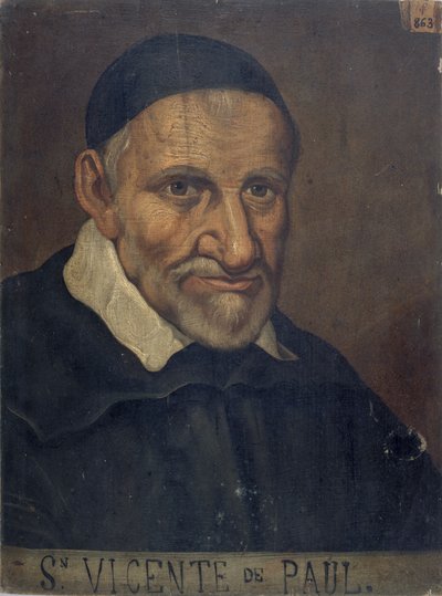 Saint Vincent de Paul 1581-1660, ca. 1660. av Unbekannt