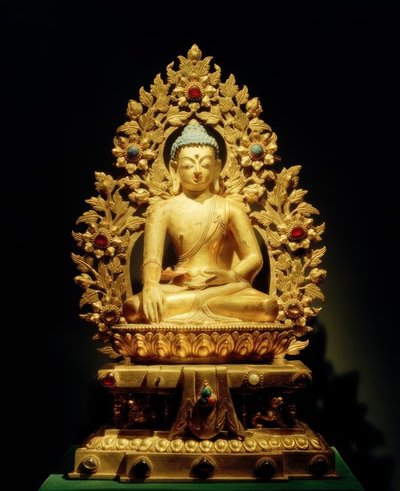 Sakyamuni-skulptur, 1700-tallet av Unbekannt