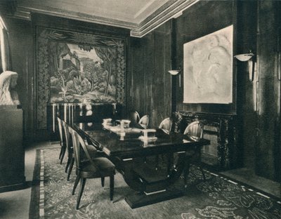 Spisesal i Hôtel DU Collectionneur, 1925. av Unbekannt