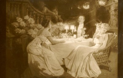 Salong 1910. Ludovic Alleaume etter middag, 1910. av Unbekannt